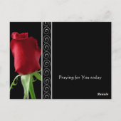 De HEERE is een goede sterke greep in dag van moei Briefkaart (Achterkant)