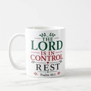 De Heere Is In Controle Rust Minimalistische Lay-o Koffiemok