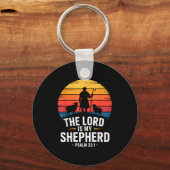 De Heere Is Mijn Herder Psalm 23_1 Bijbelvers Sleutelhanger (Voorkant)