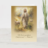 De Heere is mijn herder — Psalm 23:1 Kaart (Voorkant)