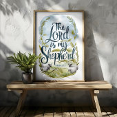 De Heere is mijn Herder Psalm 23:1 Pastoriale Kuns Poster
