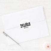 De Heere Is Mijn Herder – Psalm 23:1 Ronde Sticker (Envelop)