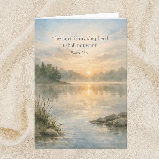 De Heere Is Mijn Herder Psalm 23:1 Schrift Kaart