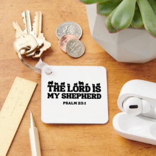 De Heere Is Mijn Herder – Psalm 23:1 Sleutelhanger
