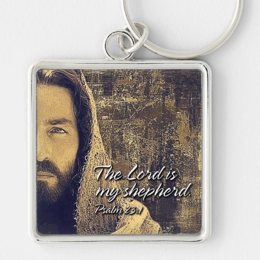 De Heere is mijn herder Psalm 23:1 Sleutelhangers (Voorkant)