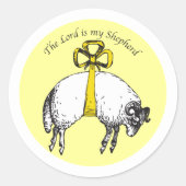 De HEERE is mijn herder Psalm 23 Sticker (Voorkant)