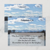 De Heere is mijn Kracht Bijbel Briefkaart (Voorkant / Achterkant)