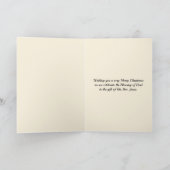 DE HEERE MAG U ZEGENEN | Kerstzegen Feestdagen Kaart (Binnen)