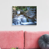 De HEERE woont hier ingepakt canvas Afdruk (Insitu (Woonkamer))