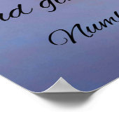 De Heere zegene u en behoede u Poster (Hoek)