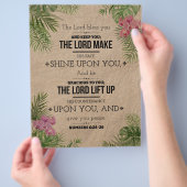 De Heere zegene u, Numeri 6:24-26 Flyer (Hand)