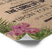 De Heere zegene u, Numeri 6:24-26 Poster (Hoek)