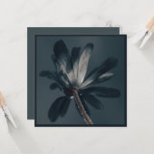 De heerlijk donkere bloem kaart (Voorkant / Achterkant in situ)