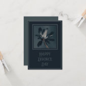 De heerlijk donkere bloem scheidt kaart (Voorkant / Achterkant in situ)