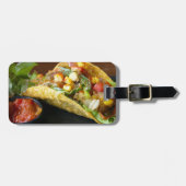 de heerlijke Mexicaanse foto van Taco's Bagagelabel (Voorkant horizontaal)