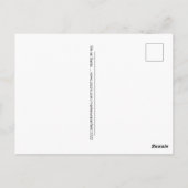 De heerlijkste jager op de kerstkerstman briefkaart (Achterkant)