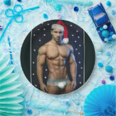 De heerlijkste jager op de kerstkerstman papieren bordje (Feest)