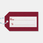 De heerlijkste tijd van de foto van het jaarlijkse cadeaulabel (Achterkant Horizontaal)