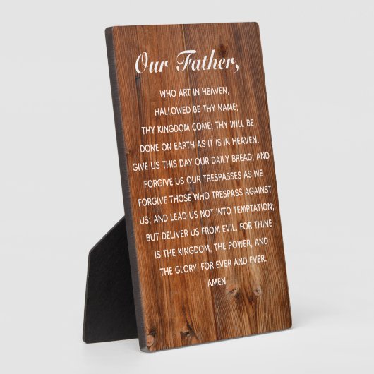 De Heer's gebed Onze vader die in de hemel kunst m Fotoplaat (Zijkant)