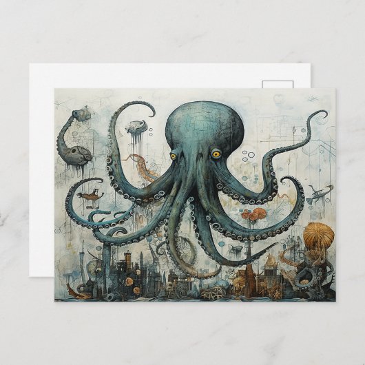 De heerschappij van de Leviathan Briefkaart (Voorkant / Achterkant)