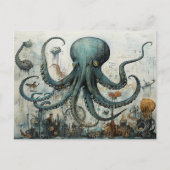 De heerschappij van de Leviathan Briefkaart (Voorkant)