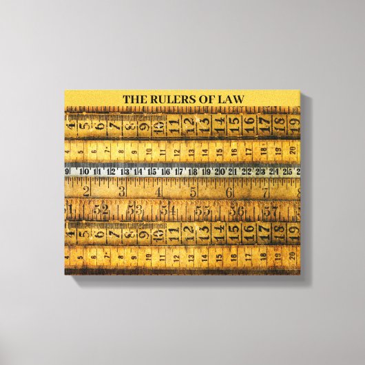 DE HEERSERS VAN HET RECHT CANVAS AFDRUK (Voorkant)