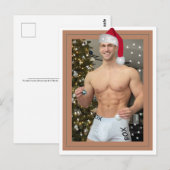 De heerste jachthaven op de planeet! Kerstkerstman Briefkaart (Voorkant / Achterkant)