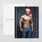 De heerste jachthaven op de planeet! Kerstkerstman Briefkaart (Voorkant / Achterkant)