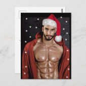 De heerste jachthaven op de planeet! Kerstkerstman Briefkaart (Voorkant / Achterkant)