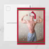 De heerste jachthaven op de planeet! Kerstkerstman Briefkaart (Voorkant / Achterkant)