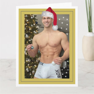 De heerste jachthaven op de planeet! Kerstkerstman Kaart