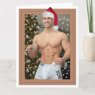 De heerste jachthaven op de planeet! Kerstkerstman Kaart