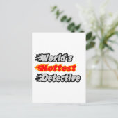 De heetste detective ter wereld briefkaart (Staand voorkant)