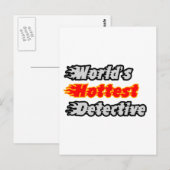 De heetste detective ter wereld briefkaart (Voorkant / Achterkant)