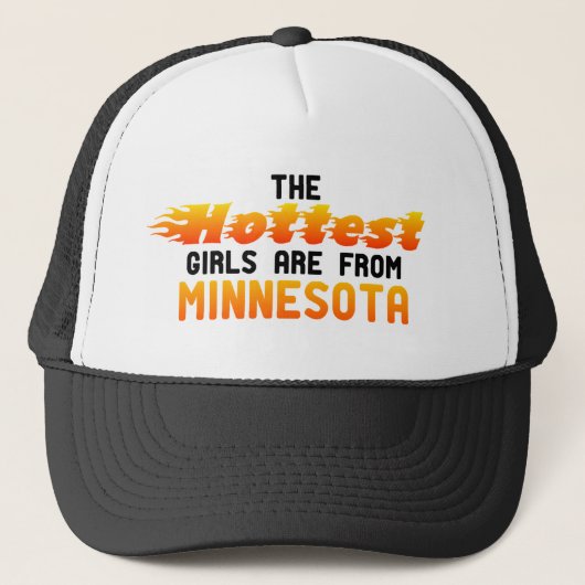 De heetste meisjes komen uit Minnesota Trucker Pet (Voorkant)