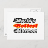 De heetste mormoon ter wereld briefkaart (Voorkant / Achterkant)