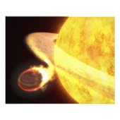 De heetste planeet op de Melkweg Foto Afdruk (Voorkant)