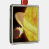 De heetste planeet op de Melkweg Metalen Ornament (Rechts)