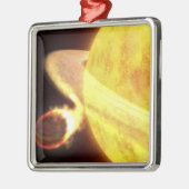 De heetste planeet op de Melkweg Metalen Ornament (Links)