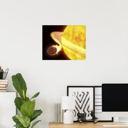 De heetste planeet op de Melkweg Poster (Thuiskantoor)