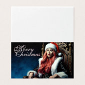 De heetste zus van Sinterklaas - Prettig Kerstfees Kaart (Buitenkant ongevouwen)