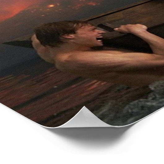 de hefboom bouwde het huis von trier poster (Hoek)