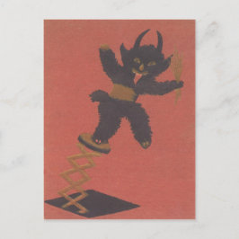 De hefboom-in-a-Doos van Krampus Briefkaart