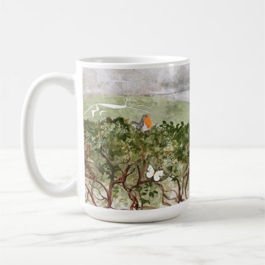 De heggenlegger geest koffiemok (Links)