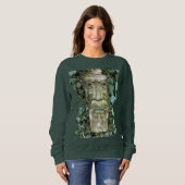 De heidense Keltische GreenMan met klimopbladeren Trui (Voorkant volledig)