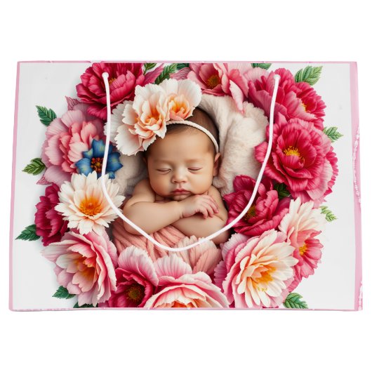 De heilige aankomst van een dochter in bloei groot cadeauzakje (Voorkant)