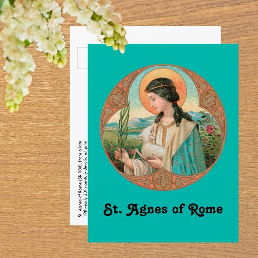 De heilige Agnes van Rome (BK 006) Briefkaart