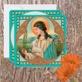 De heilige Agnes van Rome (BK 006) Kaart