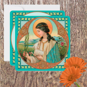 De heilige Agnes van Rome (BK 006) Kaart