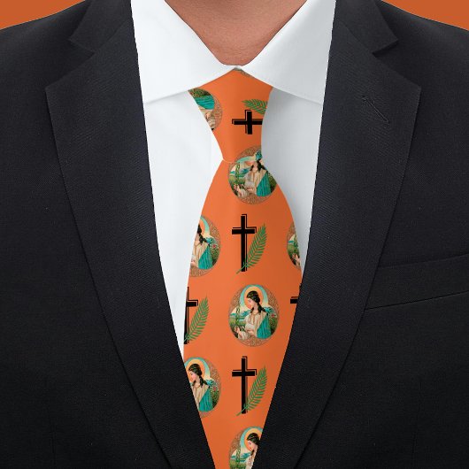 De heilige Agnes van Rome (BK 006) Stropdas